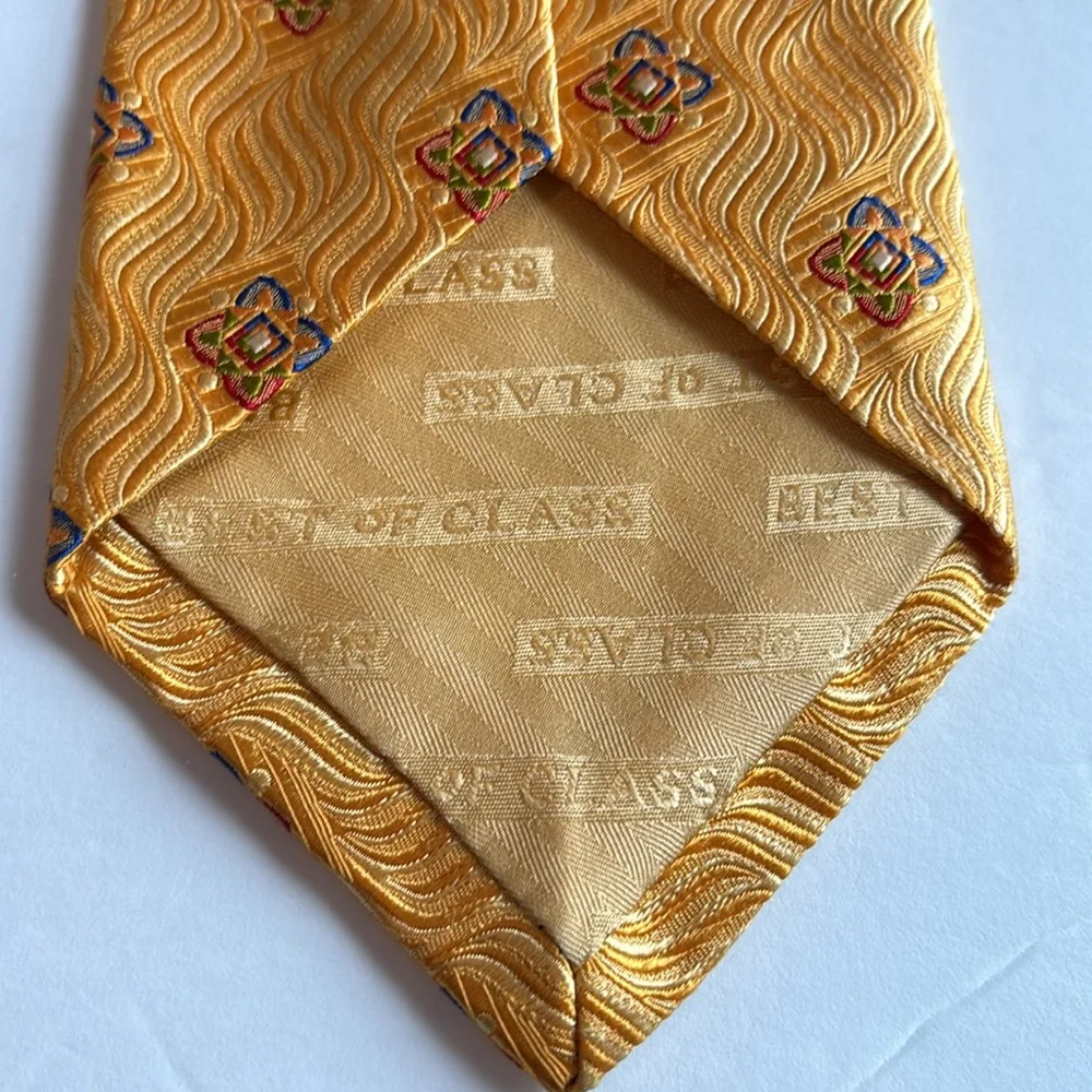 Robert Talbott Best of Class Silk Tie Golden Yellow total length 60'